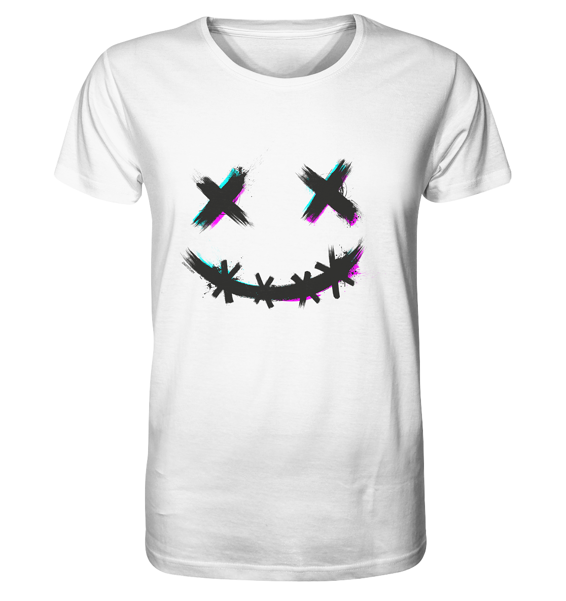 DartSturm - Scary Smile Schwarz - Organic Shirt