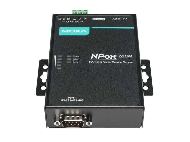 Moxa Serieller Geräteserver NPort W2150A Wireless-Geräteserver mit 1 RS-232/422/485-Port