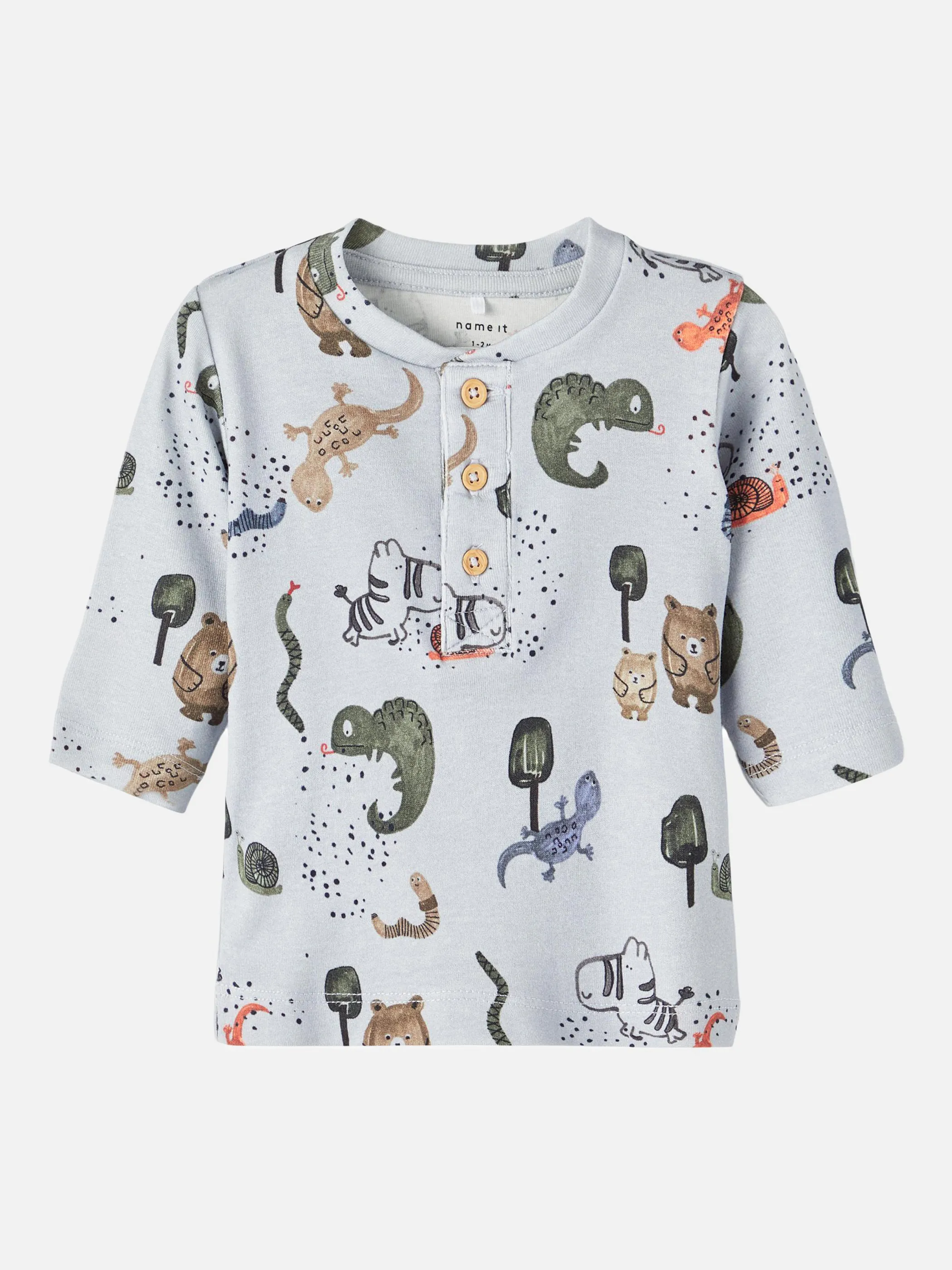 Baby Langamshirt mit Alloverprint