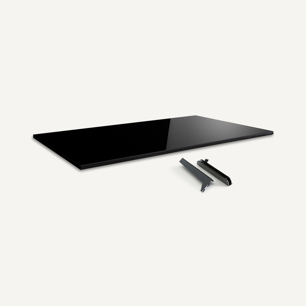 AM.PM<br>Prateleira de vidro 60 x 35 cm com suportes Archivita XL