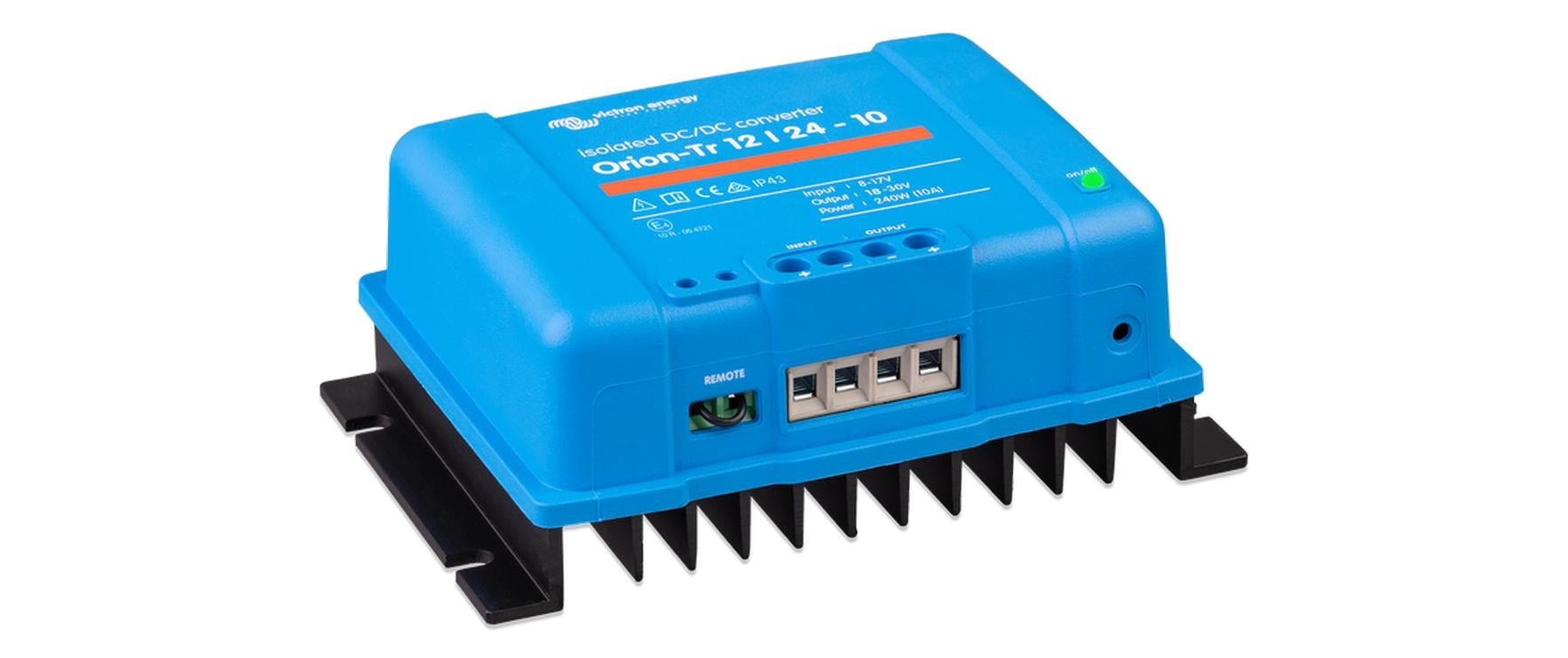 DC/DC Spannungs-Wandler Orion-Tr 12-24 V, 10A 240 W<br>IP43 DC-DC Konverter, isoliert