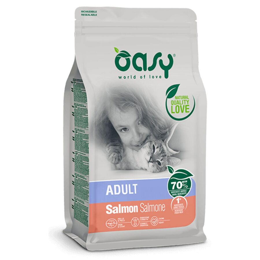 OASY ADULT CAT SALMÃO 1,5 KG