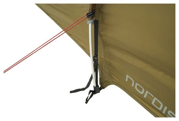 Tente 2 Personnes Nordisk Halland 2 PU (2.0) Vert