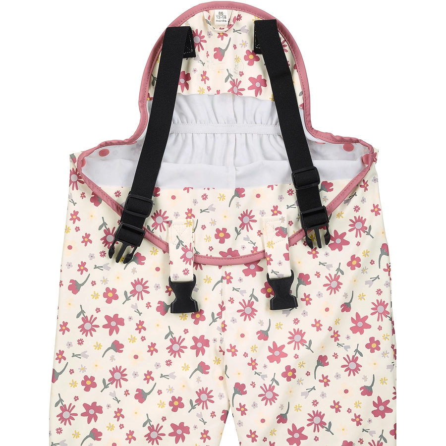 Sterntaler Regenträgerhose Blumen rosa