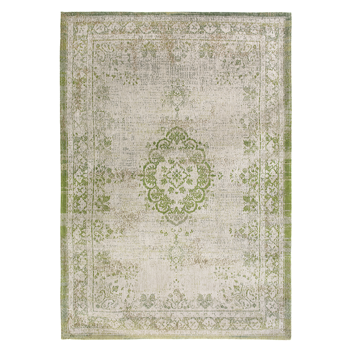 Vintage vloerkleed - Fading World Medaillon Groen
