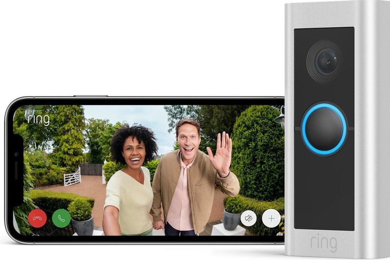 Ring Wired Video Doorbell Pro - Bedraad - 1536p HD+ video - Zilver (voorheen Video Doorbell Pro 2)