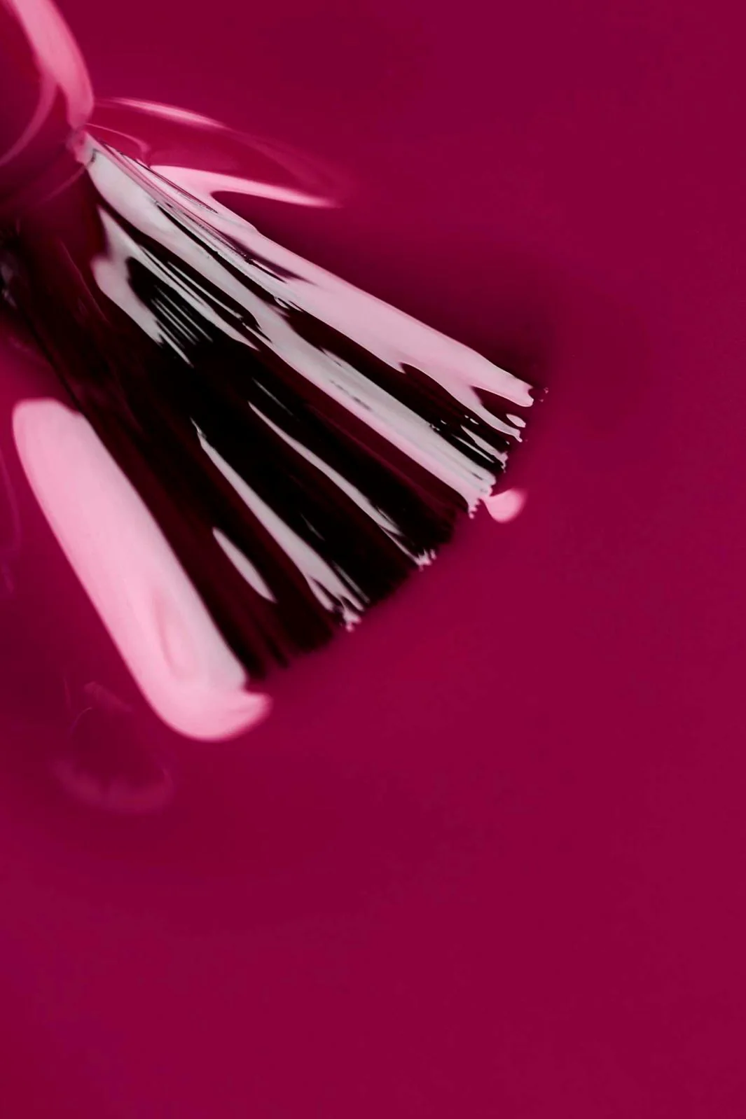 Le Mini Macaron Neglelak Gel bisous magenta