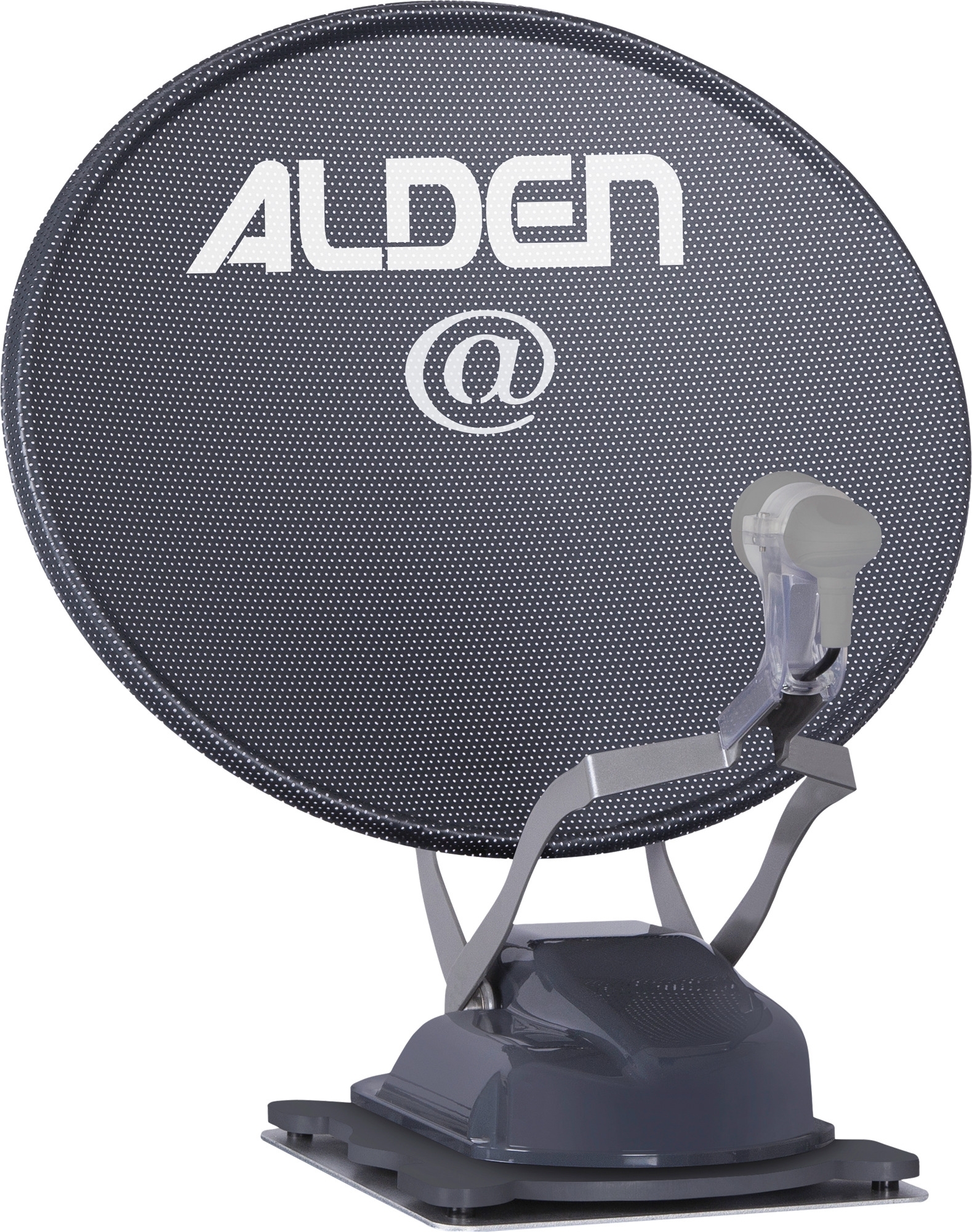 Alden Onelight@ 60 HD EVO vollautomatische Satellitenanlage Platinium inklusive S.S.C. HD Steuermodul / LTE Antenne / Smartwide LED TV 24 Zoll