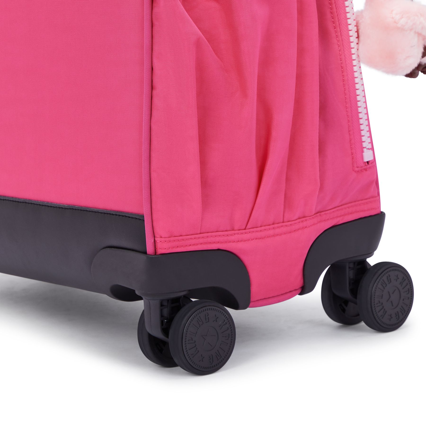 NEW STORIA Sac d'école à 4 roues pour enfants avec compartiment pour ordinateur - Happy Pink Combo