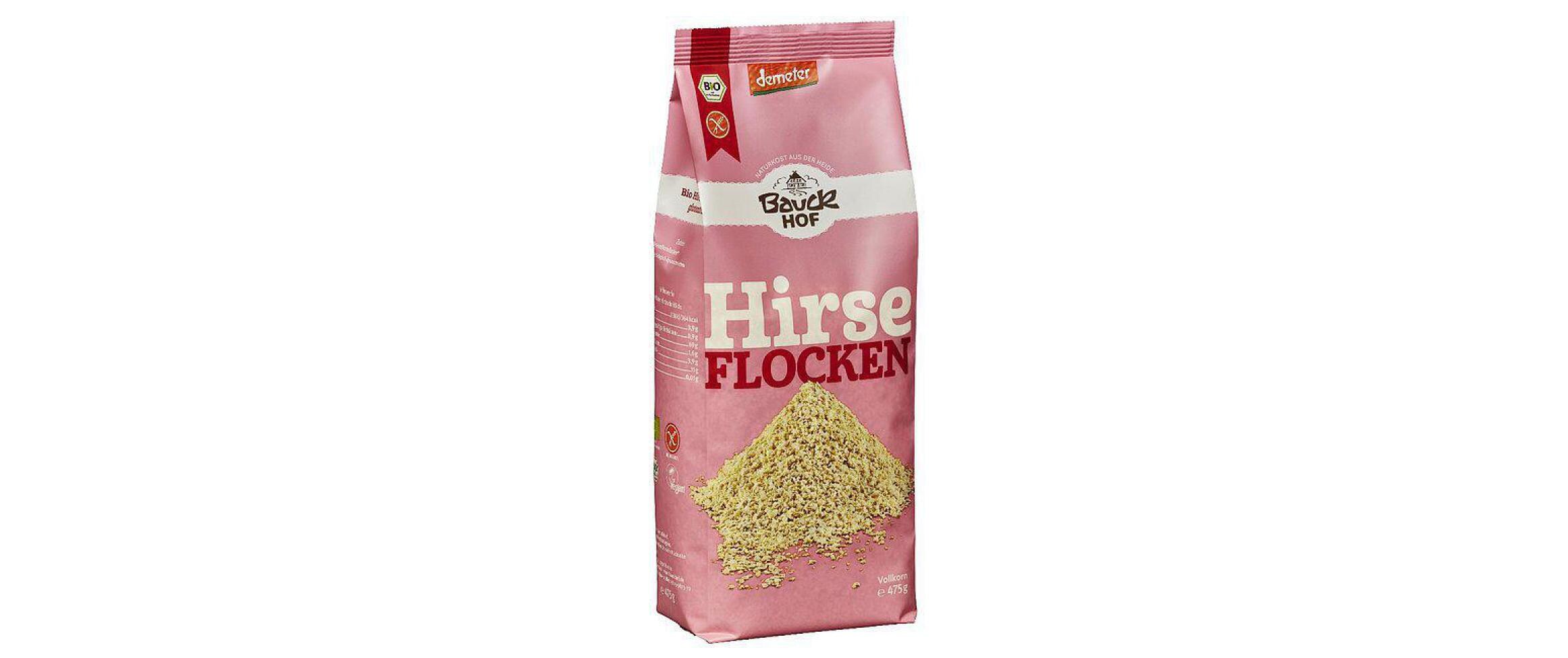 Bio Demeter Hirseflocken glutenfrei 475 gGlutenfreie Hirseflockenmischung