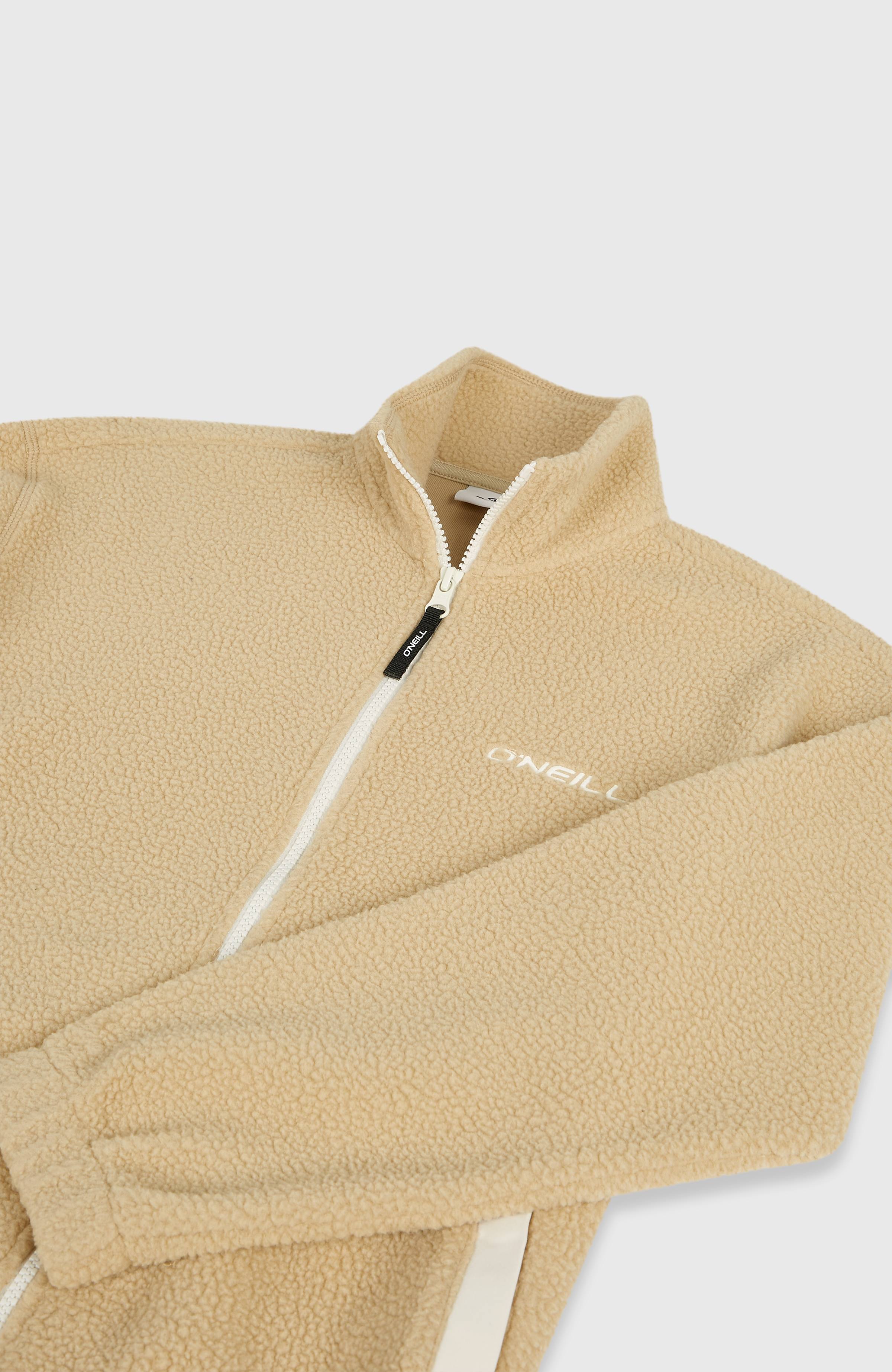 High-Pile fleecevest met volledige rits