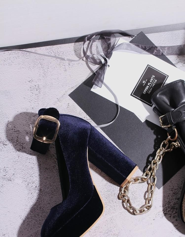 Freesia - Pumps met gesp en hoge hak
