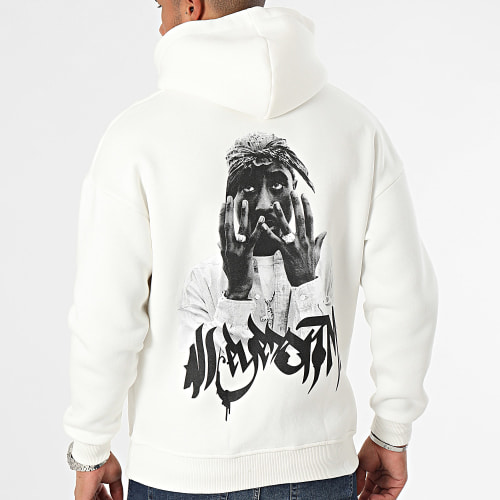 Sweat Capuche Blanc