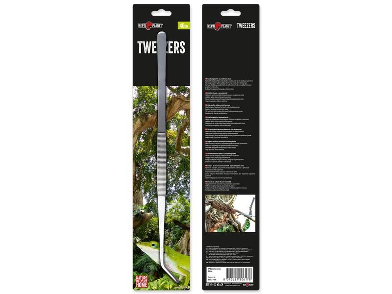 Repti Planet Pinzette 40 cm Hochwertige Pinzette aus Edelstahl