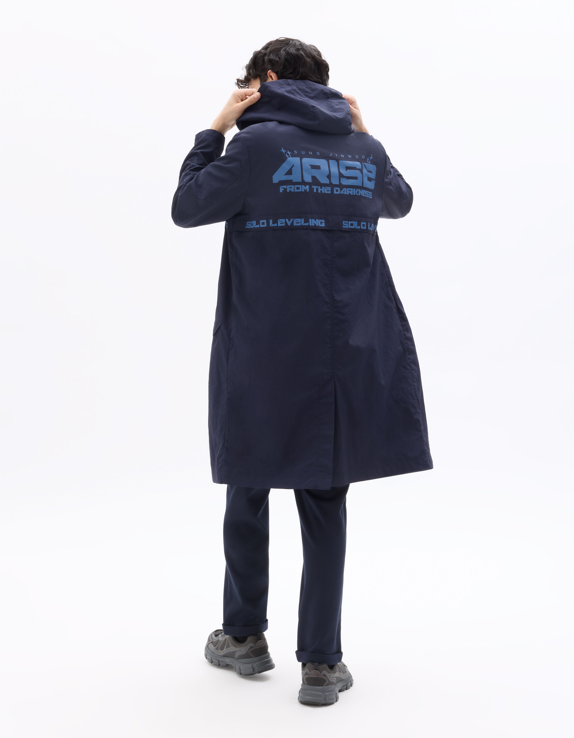 Solo Leveling - Veste à capuche marine