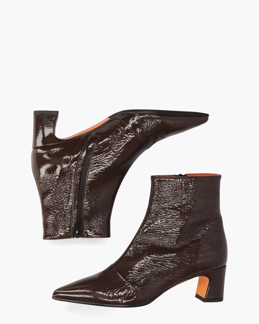 Kroll Kim 2G Donkerbruin Dames Enkelboots