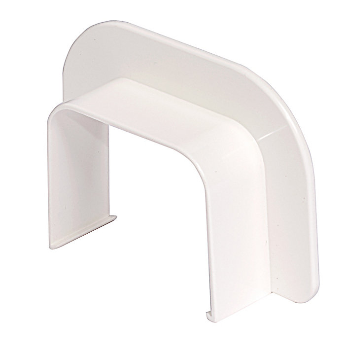 Amorce droite HBH pour goulotte 80 x 60 mm spécial climatiseur fixe