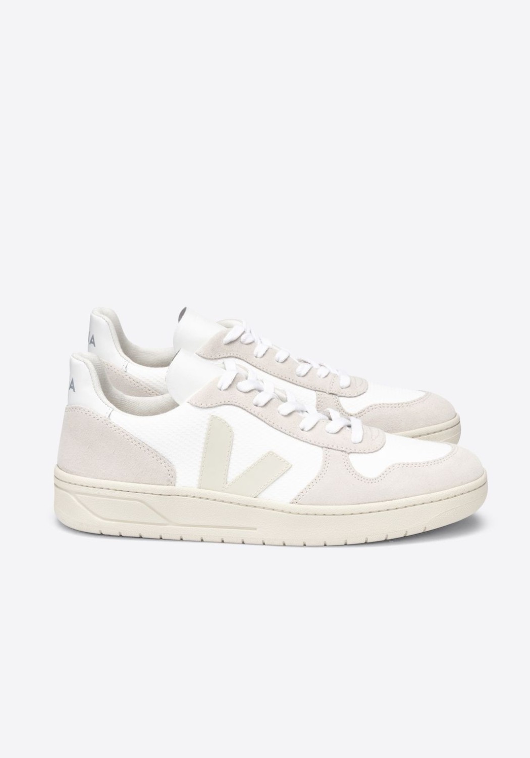 Veja Sneaker V-10 B-Mesh White Natural Pierre