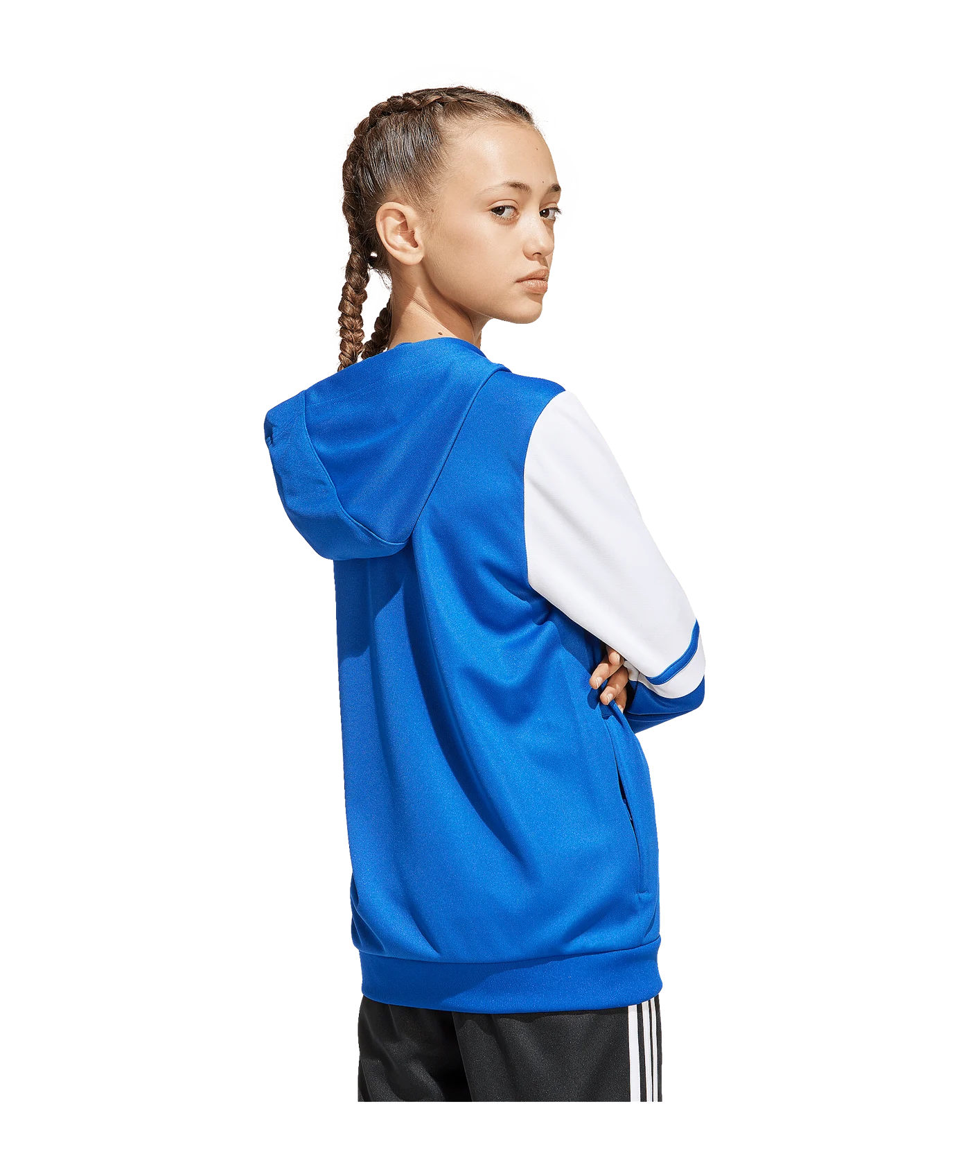 adidas Squadra 25 Kapuzenjacke Kids Blau