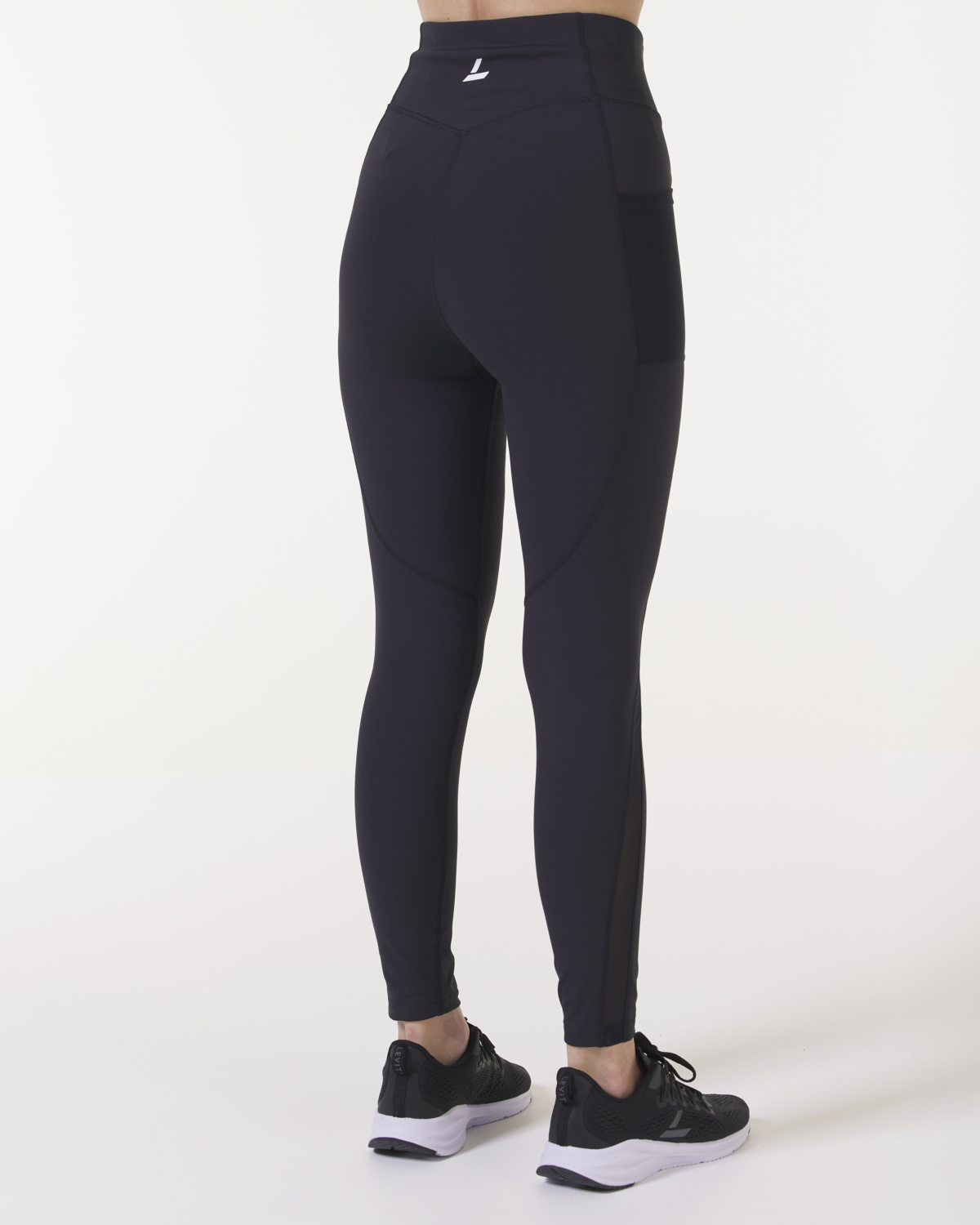 LEVITY Reform Mesh Pocket Tights Black