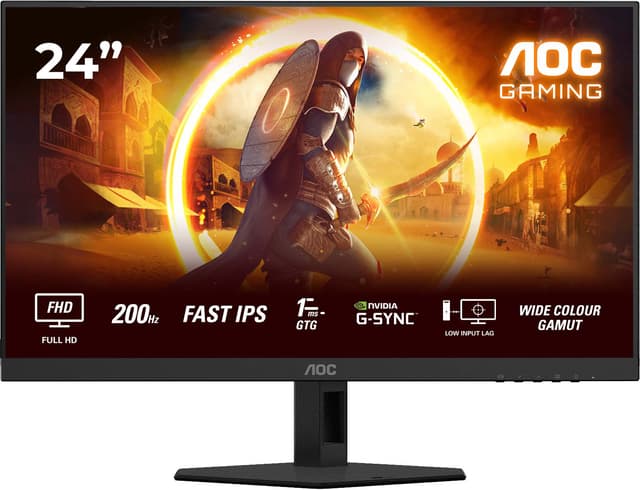 AOC 24G4HRE | FHD | IPS | 200Hz | 1ms 24