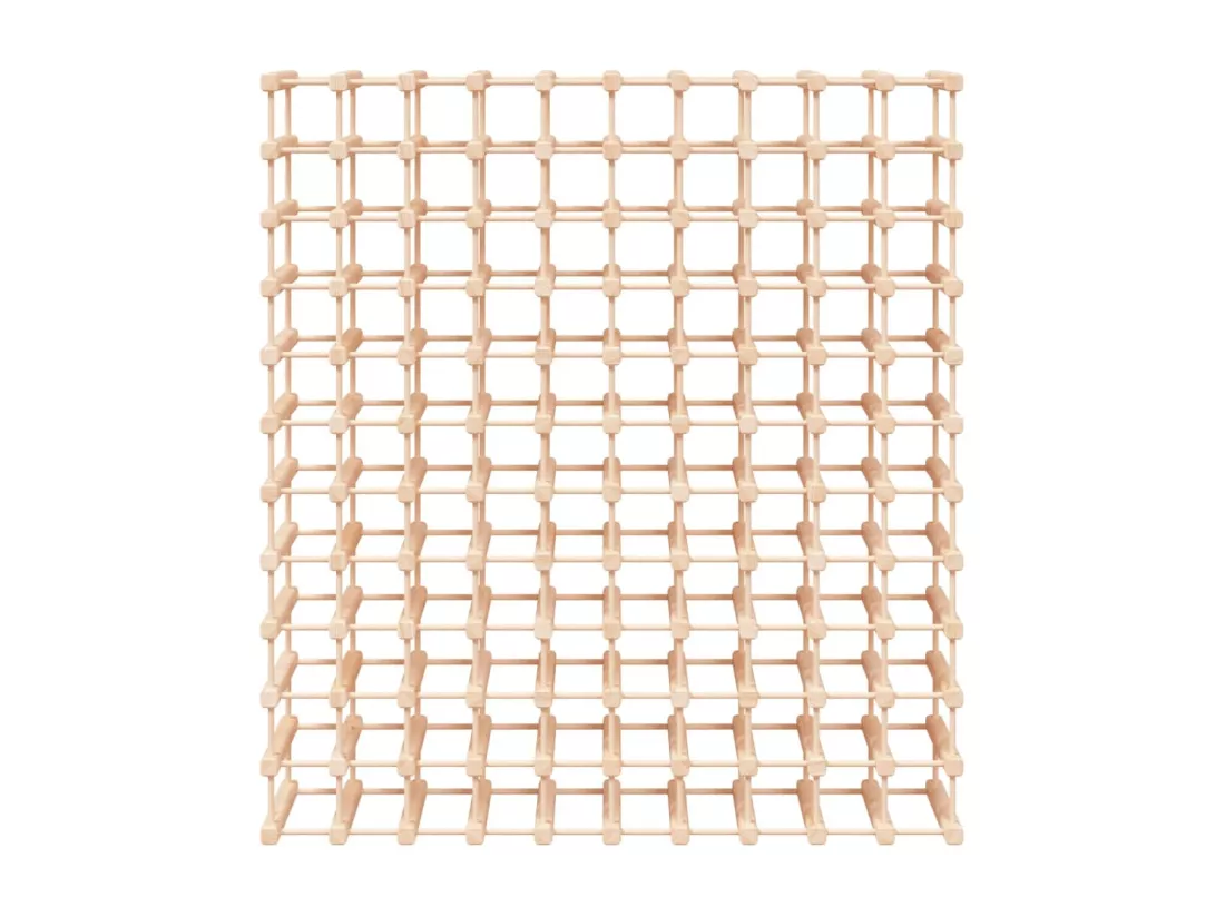 Casier à vin pour 120 bouteilles 112,5x23x123,5 pin massif
