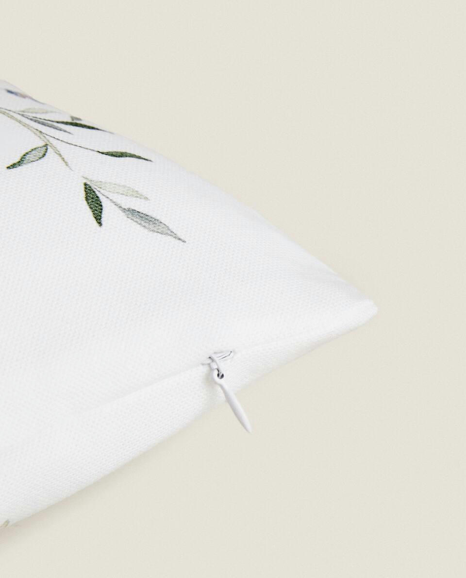 CAPA DE ALMOFADA MINI COM ESTAMPA FLORAL