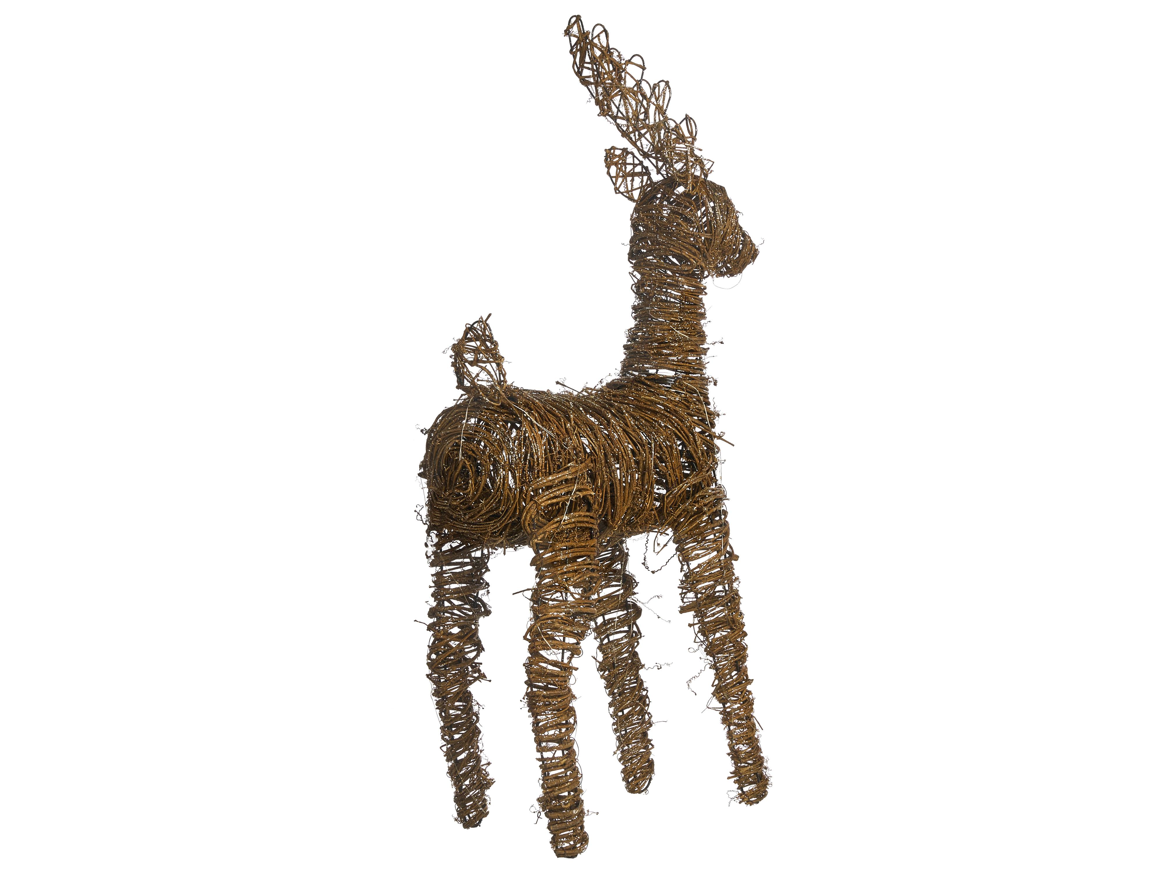 Kerstdecoratie LED GRINDAVIK Rendier 97 cm Natuurlijk