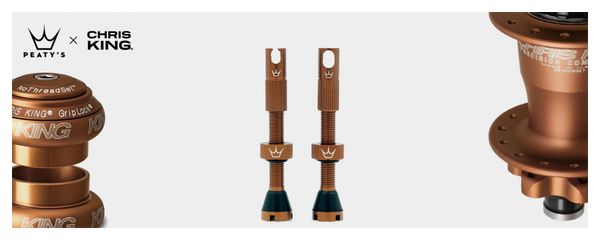 Valves Tubeless Peaty's x Chris King MK2 60mm Bourbon