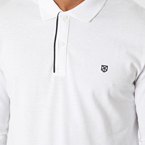 Polo Manches Longues Sainz Blanc