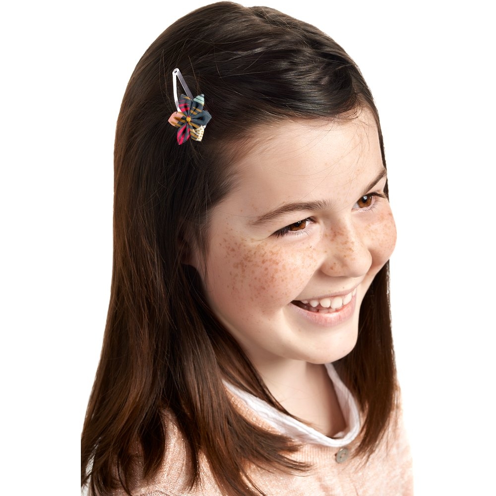 Barrette Clic-Clac Fleur Étoile Feu D'artifice