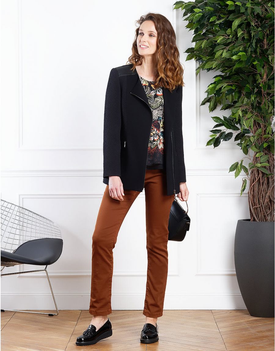 Blouse fluide à fleurs