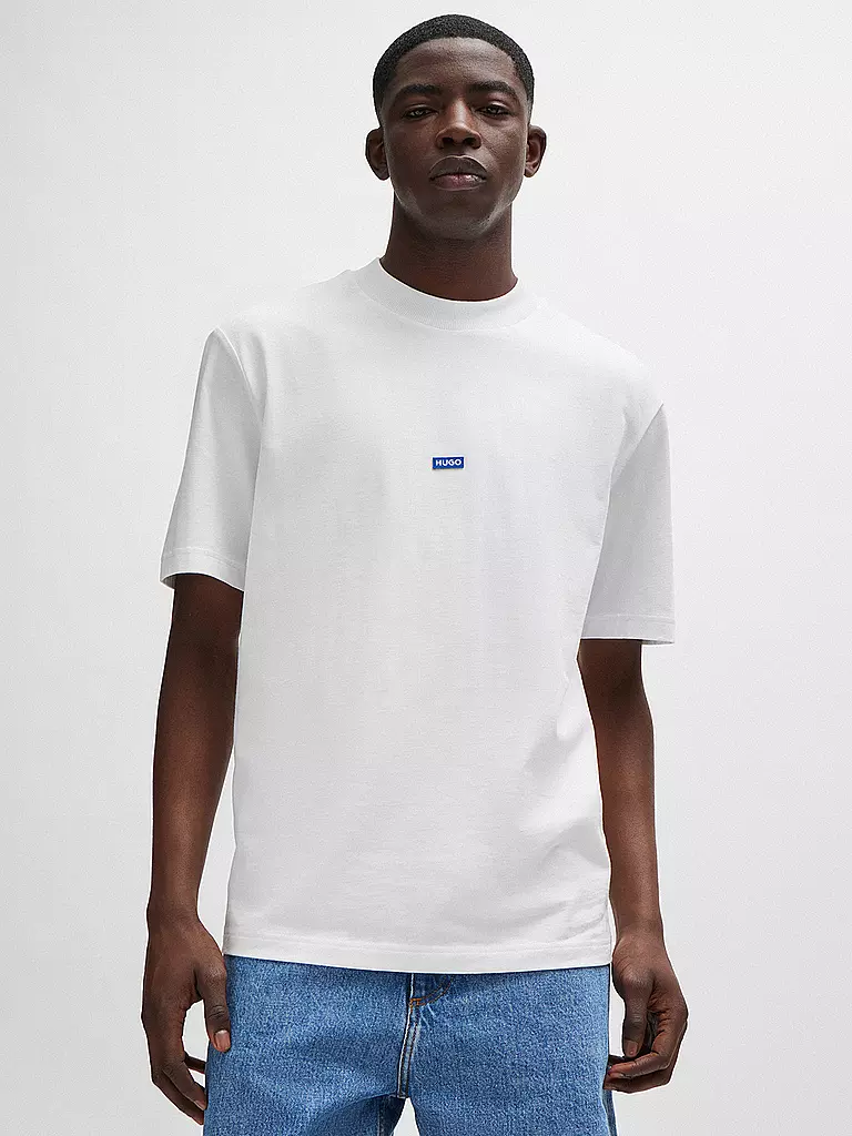 HUGO T-Shirt NIEROS weiss