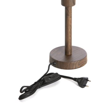 Lampvoet Edo bruin Ø12 x 26cm