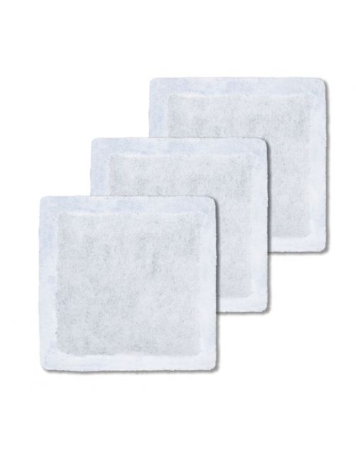 Catit Filters Drinkfontein Mini - Kattendrinkbak - 15x12x2.5 cm Wit 3 stuks
