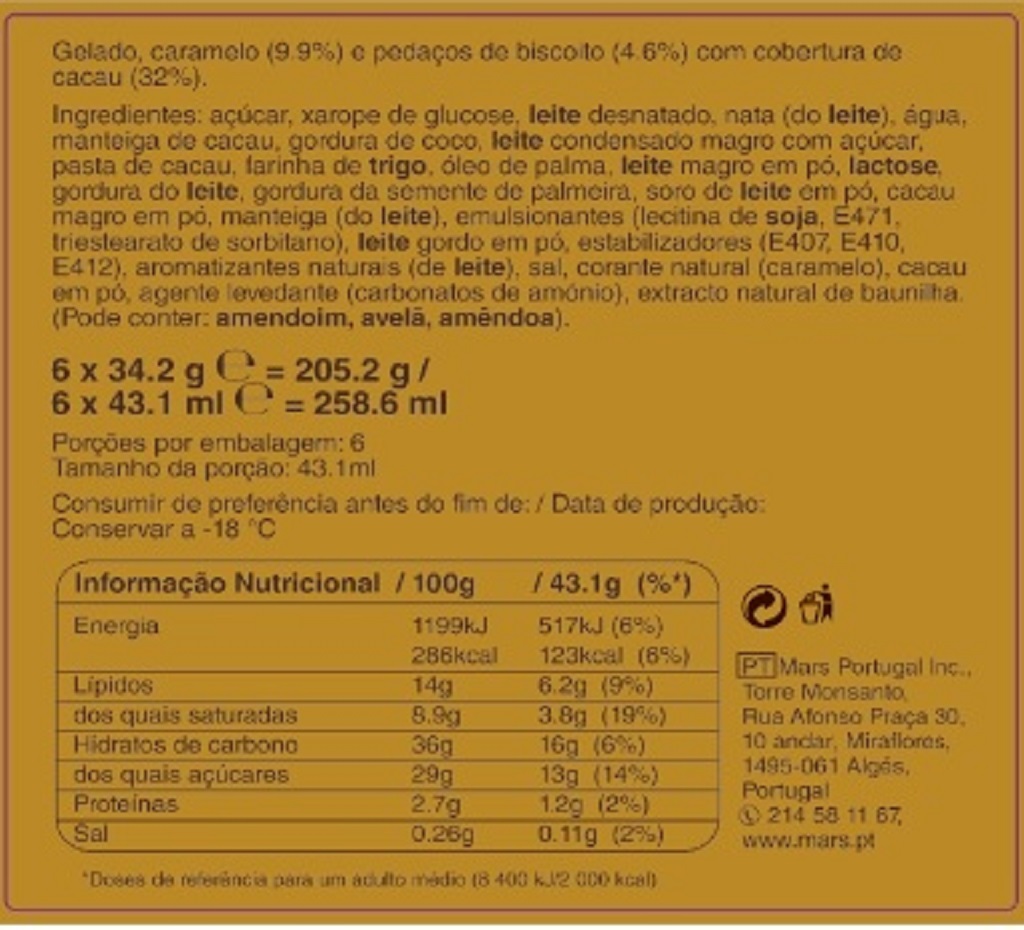 GELADO TWIX 6X34.2G