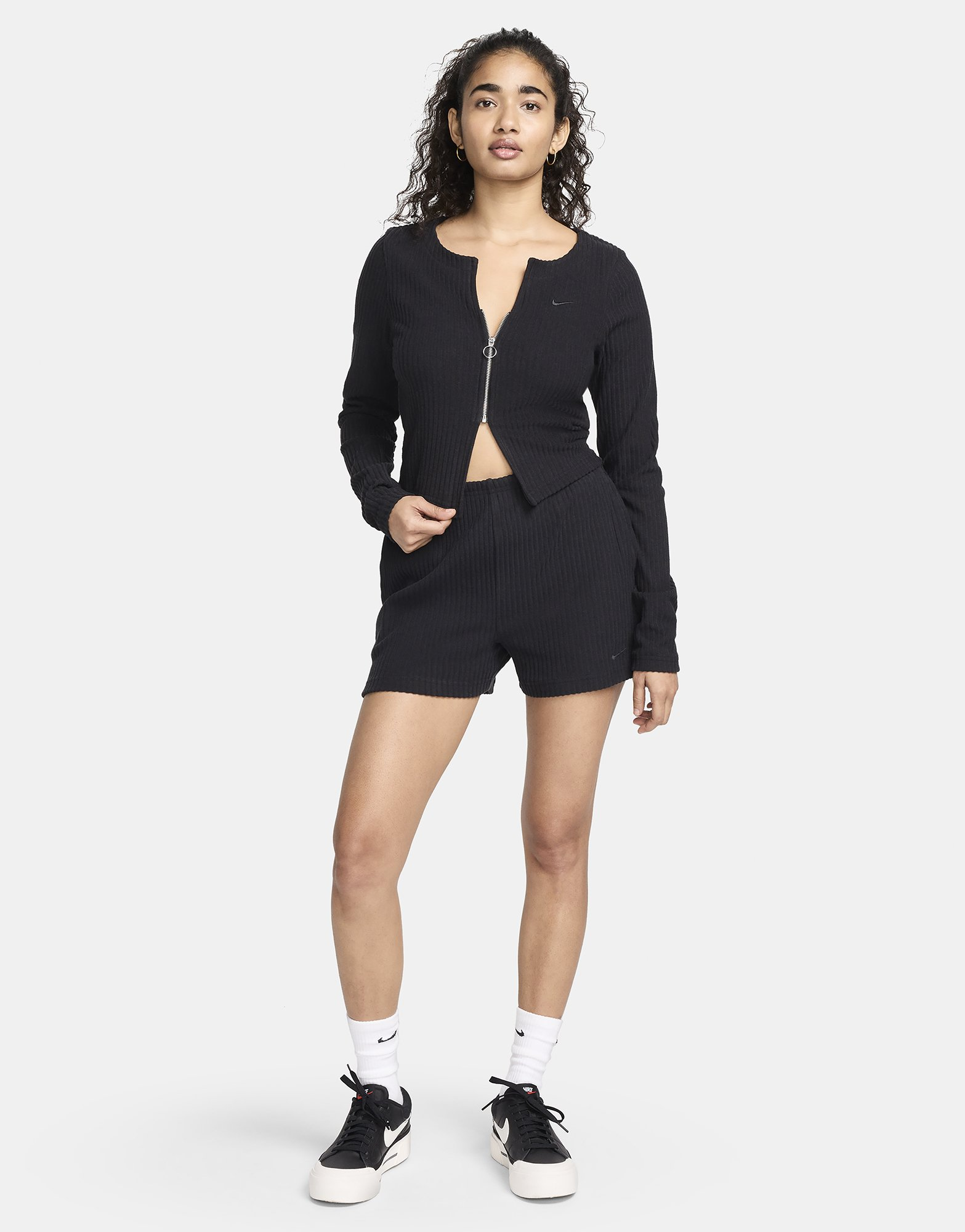 Nike Haut Zippé Slim Femme