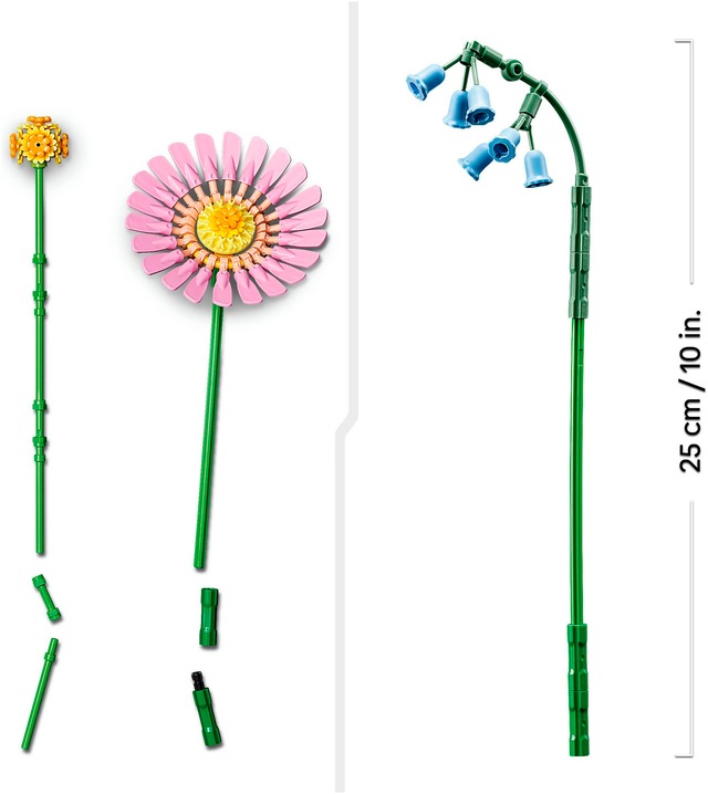 LEGO® Konstruktionsspielsteine »Kleiner Sommerstrauss (10347), LEGO Botanicals« Made in Europe