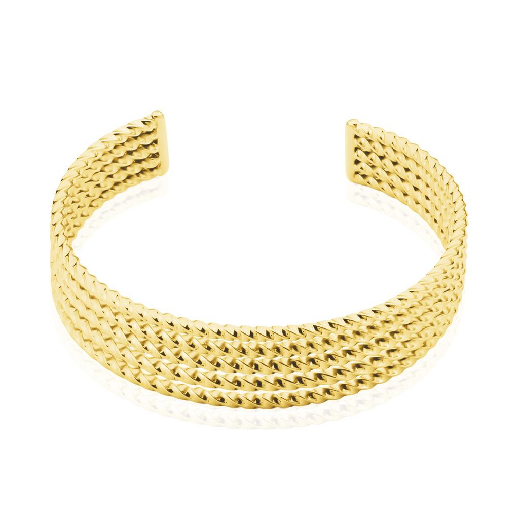 Bracelet Jonc Acier Dore Anthonyn