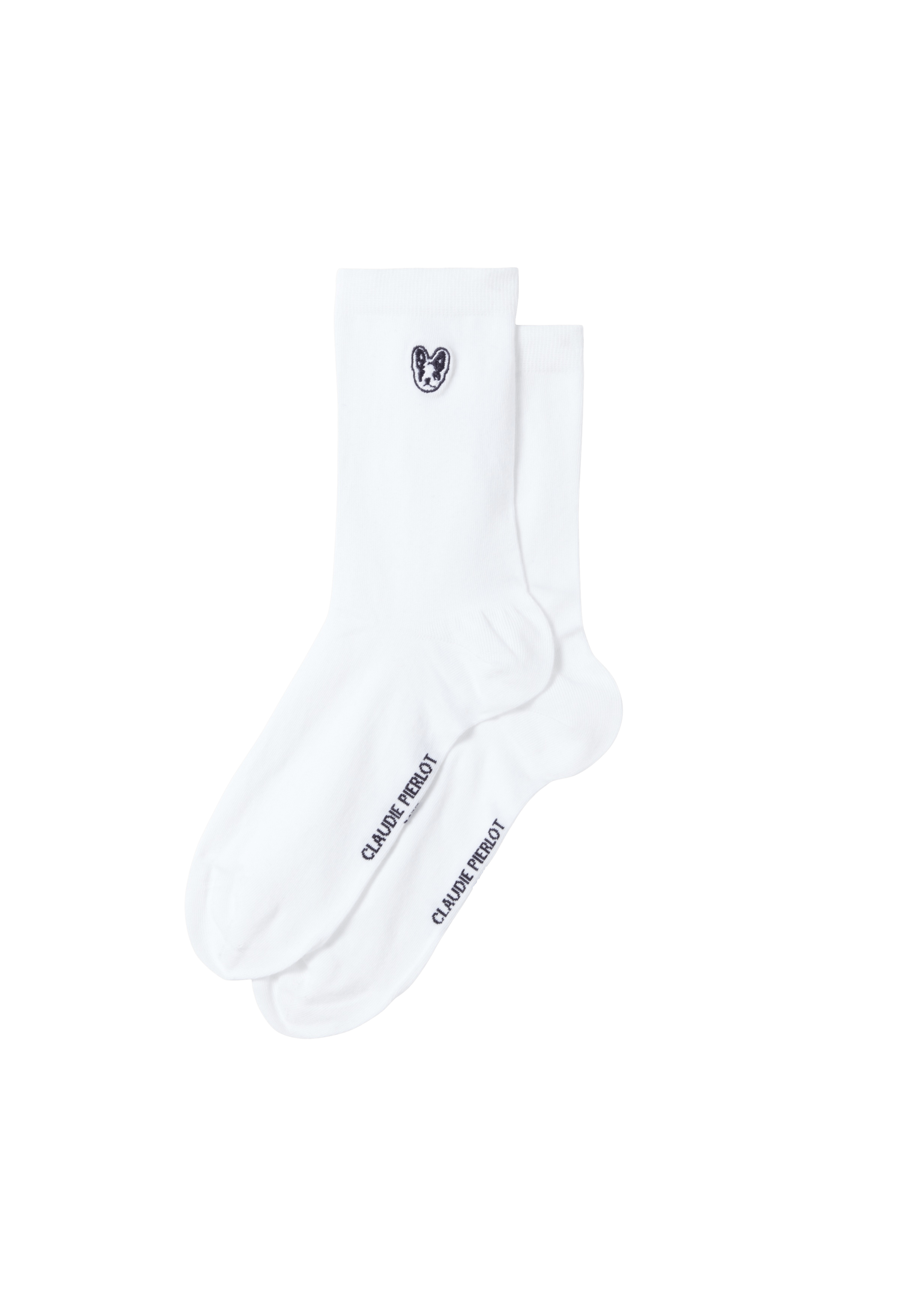 Chaussettes en coton mélangé | Blanc