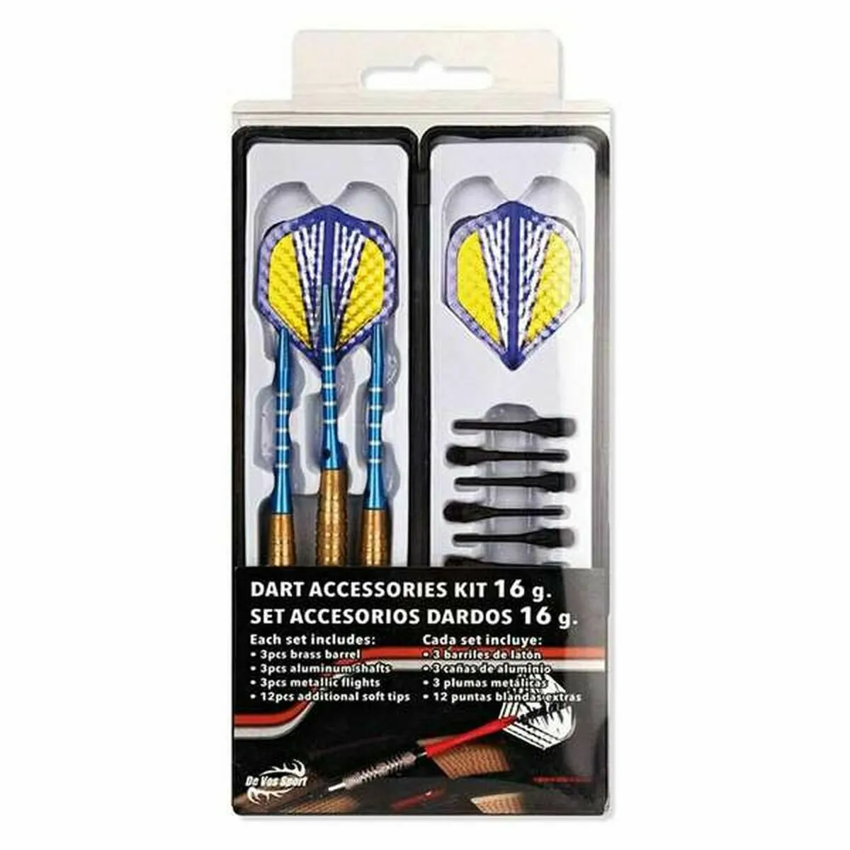 BigBuy Fun Fléchettes pour Enfants - 3 Unités