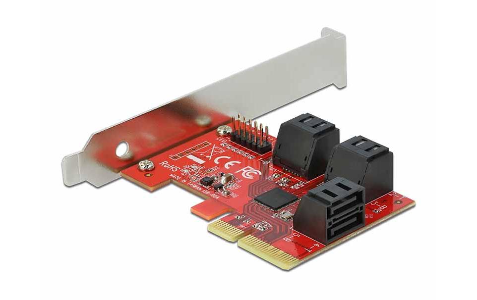 SATA-Controller PCI-Ex4- 6x SATA internPCI Express x4 Karte zu 6 x intern SATA 6 Gb/s