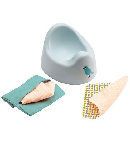 Djeco Dukketilbeh?r  -  Potty & Wipes