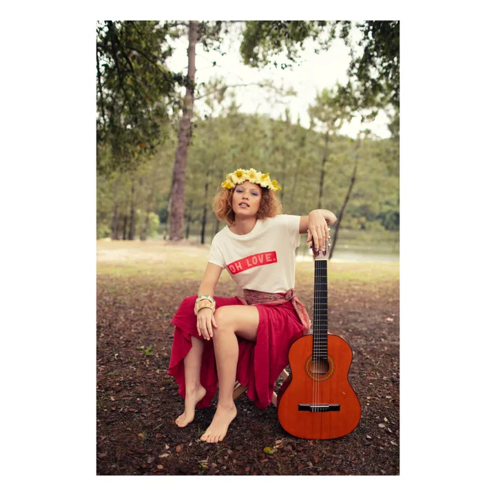 Sisters Department T-shirt Louise Coton et Lin | Blanc