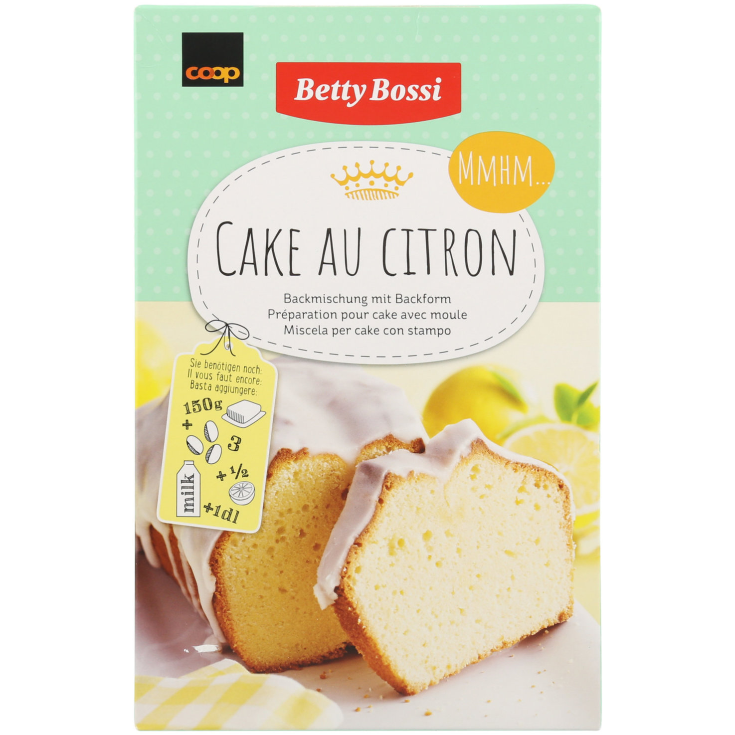 Betty Bossi Backmischung für Zitronen-Cake