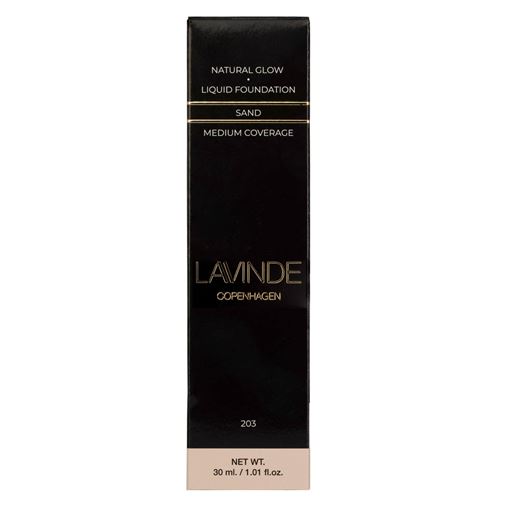 Lavinde Natural Glow Liquid Foundation, 203 Sand