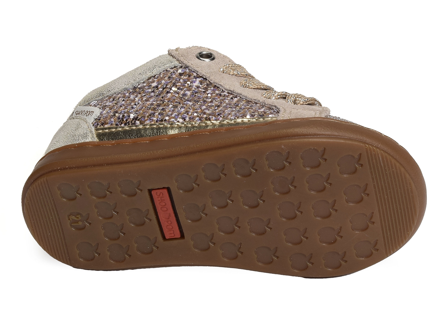 Bouba connect girl glitter platine