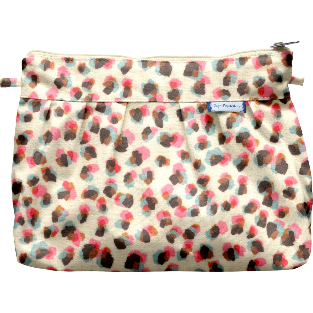 Pochette Plissée Confetti Aqua