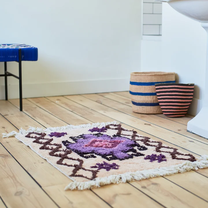HKliving - Bohemian Badezimmermatte, 90 x 175 cm