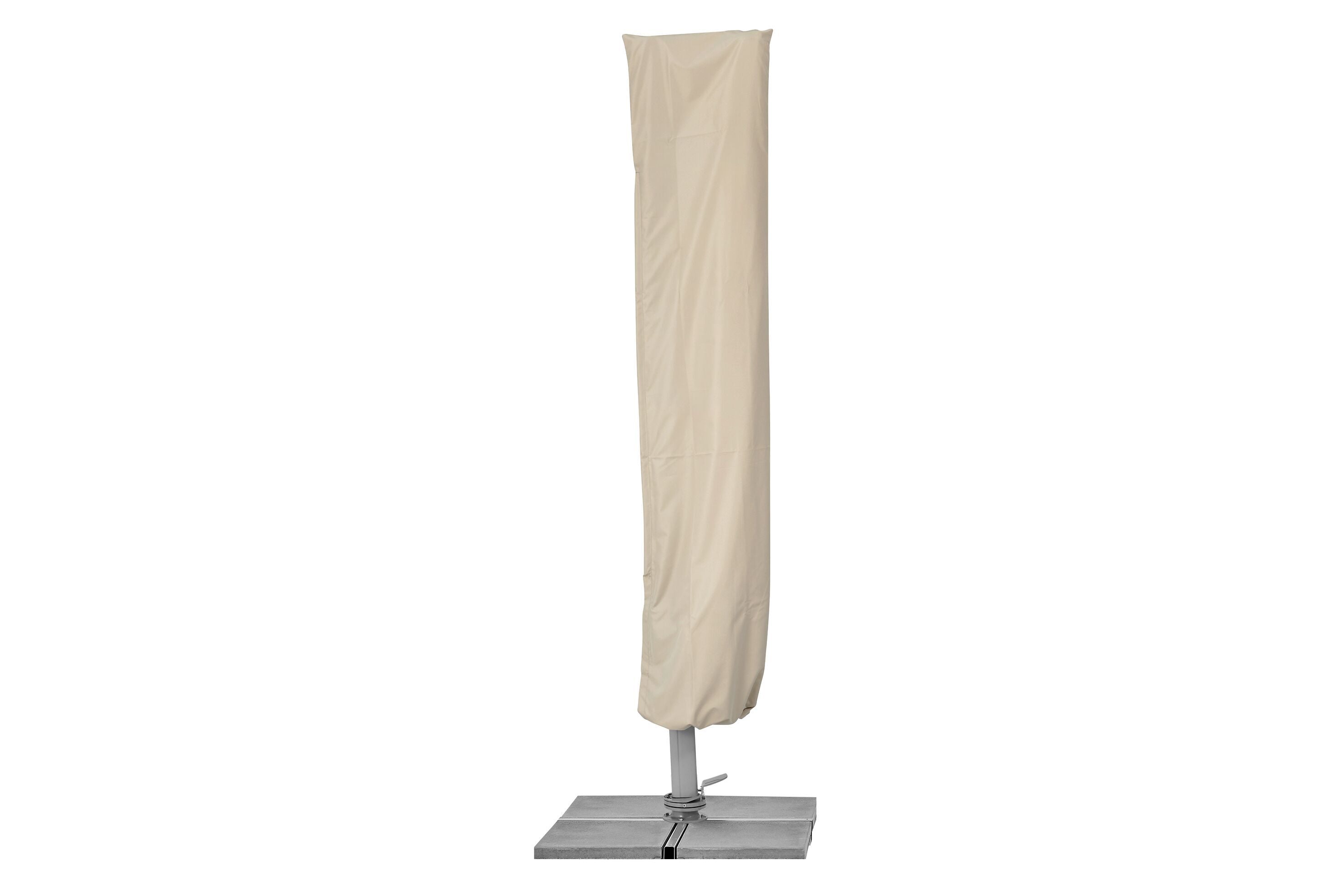 Suncomfort by Glatz SUNFLEX Sonnenschirm - Hellgrau / B: 300.0 cm x T: 300.0 cm x H: 254.0 cm